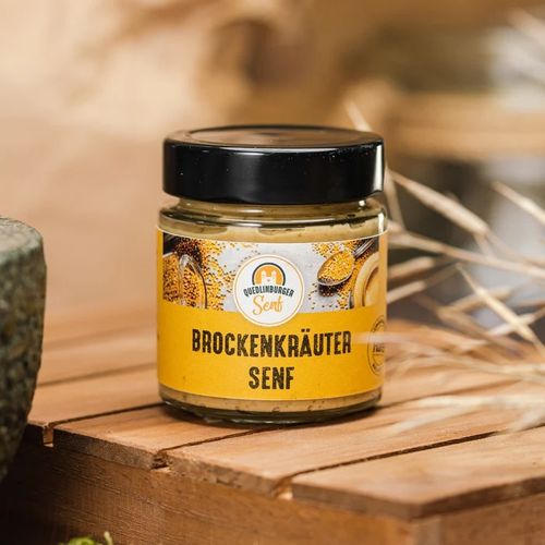 Quedlinburger Brocken-Kräuter Senf 150 ml